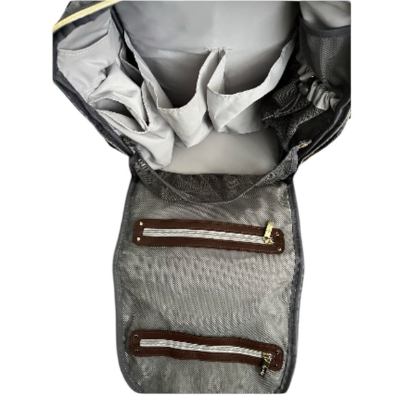 ITZY RITZY Heather Grey Boss Backpack Diaper Bag main image 8